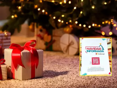 Indecopi presenta la Gua Navidad Informada para hacer compras seguras estas fiestas.