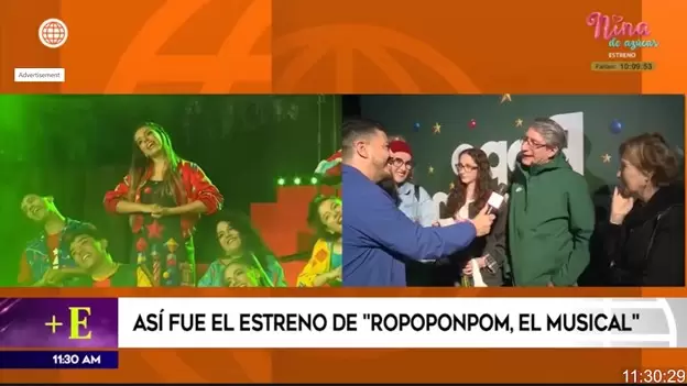 Federico Salazar emocionado por debut musical de su hija Tilsa. (Ms Espectculos)