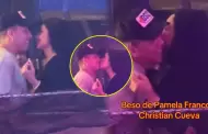 Le dedic una salsa romntica! Pamela Franco le roba un beso a Christian Cueva en discoteca