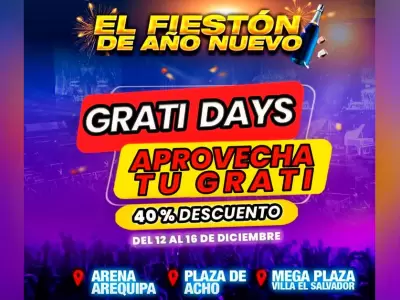 Compra tus entradas para el Fiestn de Ao Nuevo con un sper descuento