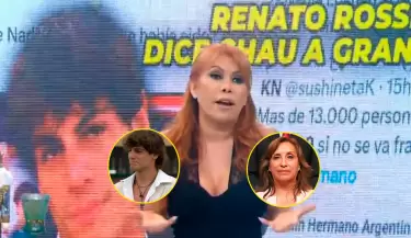 Magaly Medina destruye a Renato Rossini Jr. por su rechazo en reality y lo compara con Dina Boluarte.