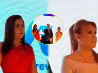 Magaly Medina y Andrea Llosa protagonizan un incmodo momento con sus discursos.