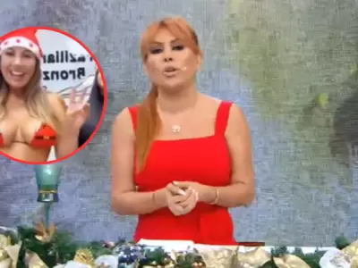 Magaly critica a Pamela Lpez por usar bikini muy pequeo