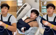 Influencer podra perder la movilidad del brazo tras accidente durante un juego: "Me hueso se rompi en 3"