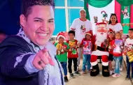 Irvin Saavedra de Armona 10 sorprende a nios por Navidad: "Cada granito de arena suma"