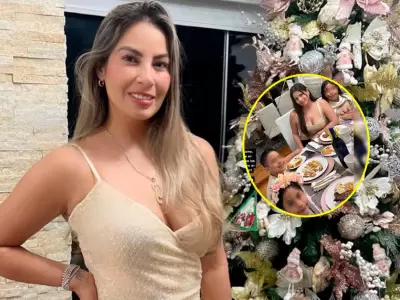 Pamela Lpez mensaje a sus hijos por Navidad