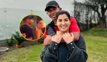 Edison Flores se luce con Ana Siucho en fiesta de Beto Da Silva