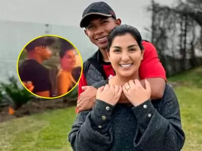 Edison Flores se luce con Ana Siucho en fiesta de Beto Da Silva