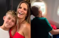 Alejandra Baigorria lleva a su hermano menor a su primer viaje fuera del pas: "No hay nada ms lindo"