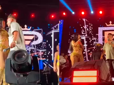 Pamela Franco y Christian Cueva demostraron su qumica en concierto de Ao Nuevo.