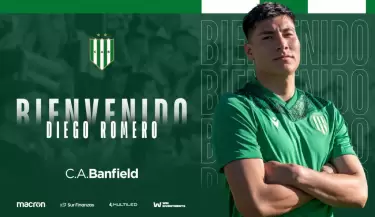 Diego Romero fue presentado como nuevo arquero del Club Atltico Banfield de Argentina.