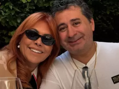 Magaly Medina y su esposo, Alfredo Zambrano, de viaje.