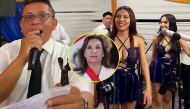 Orquesta se confunde y presenta 'Mix Dina Boluarte' en su concierto