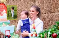 Momento nico! Brunella Horna se emociona al ver a su beb dar sus primeros pasos (VIDEO)