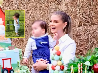 Brunella Horna celebra los primeros pasos de su beb.