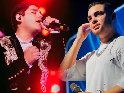 Leandro Lozada de Armona 10 canta junto a lvaro Rod