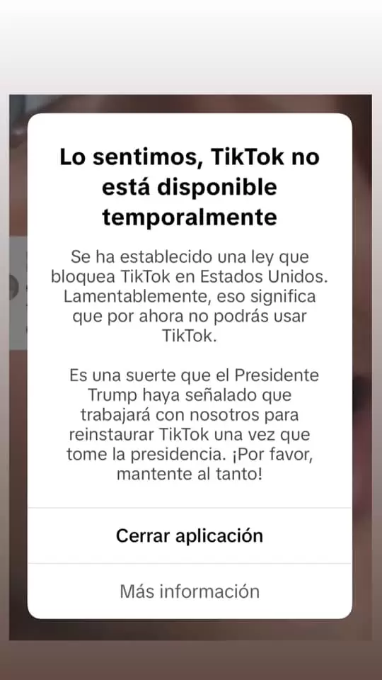 TikTok es prohibido en Estados Unidos