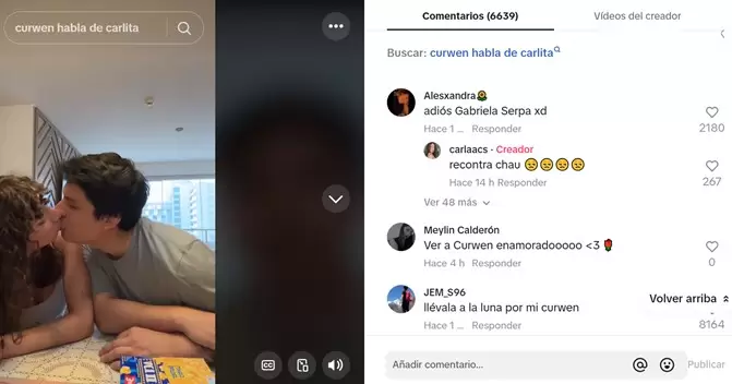 Carla Campos responde comentario sobre Gabriela Serpa.