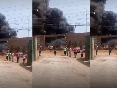 Incendio en Lurigancho-Chosica