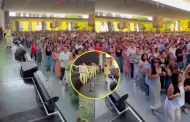 Armona 10 hace que fans bailen la coreografa de 'El Baile del Conejito': "Todos ordenaditos siguiendo el paso"