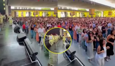 Armona 10 hace que fans bailen la coreografa de 'El Baile del Conejito' en concierto