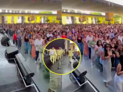 Armona 10 hace que fans bailen la coreografa de 'El Baile del Conejito' en concierto