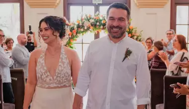 Giacomo Bocchio se cas en una ntima boda civil con Brenda Dvila