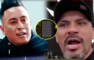 Luis Fernando muestra CHAT con Christian Cueva y revela por qu le escribi: "No tengo miedo a nada"