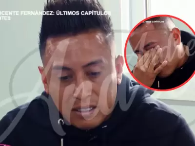 Christian Cueva llora al recordar a sus hijos