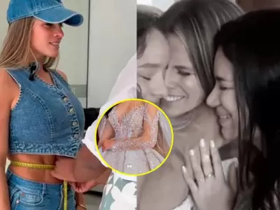 Alejandra Baigorria se conmovi hasta las lgrimas al probarse su vestido de novia