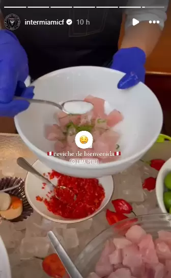 Lionel Messi ya habra comido ceviche