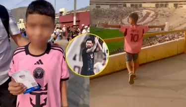 Inter Miami llev a un nio peruano a ver a Messi.