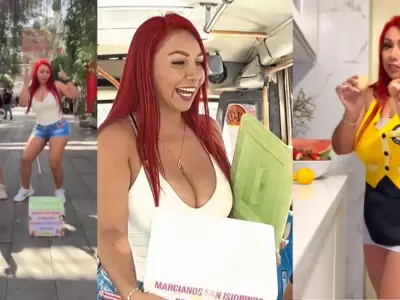 Deysi Araujo vende marcianos a 15 soles en San Isidro