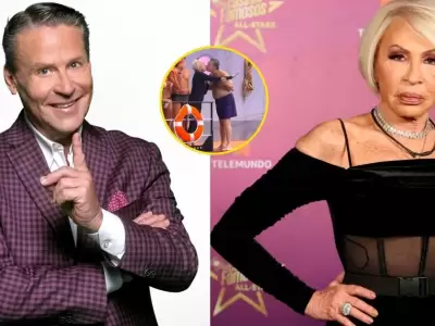 Laura Bozzo y Alfredo Adame sorprende con un beso en el reality mexicano