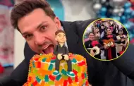 Gran celebracin! Nicola Porcella fue sorprendido por sus amigos y fans por su cumpleaos