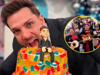 Nicola Porcella fue sorprendido por sus amigos y fans por su cumpleaos