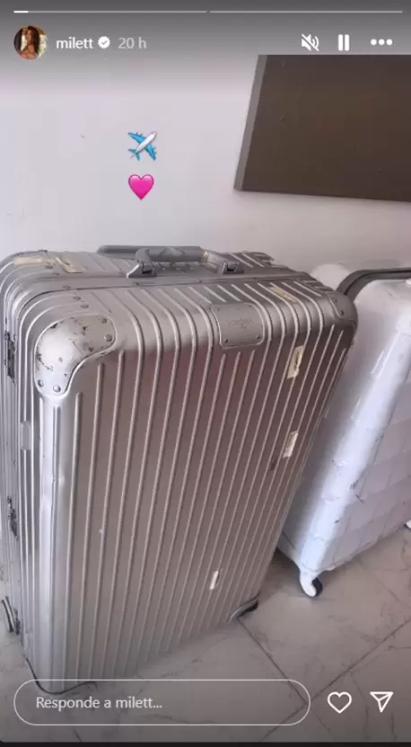 Milett Figueroa hizo sus maletas para viajar. (Instagram)