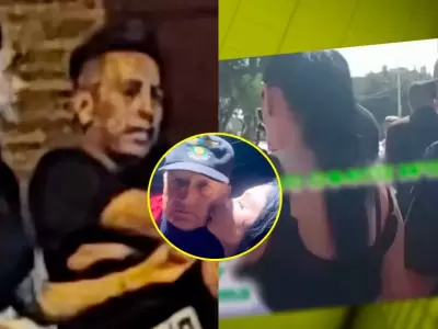 Christian Cueva acompa a Pamela Franco en el velorio de su padre Rolando