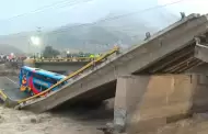 Tragedia en Chancay! Puente colapsa y deja dos muertos tras cada de bus lleno de pasajeros y auto