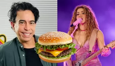 Shakira comi hamburguesa con Ernesto Pimentel