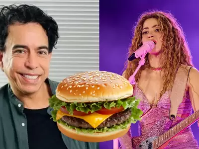 Shakira comi hamburguesa con Ernesto Pimentel