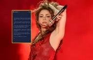 Shakira suspende su concierto de esta noche en Lima tras ser hospitalizada