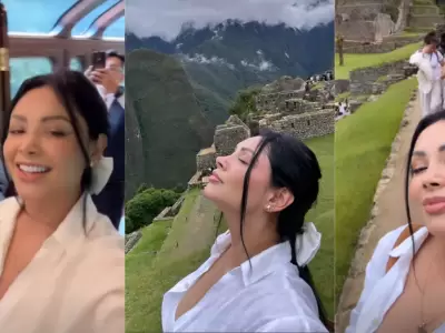 Pamela Franco disfruta de vacaciones en Machu Picchu