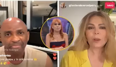 Magaly Medina deja entrever 'coqueteo' entre Gisela y Sergio George.