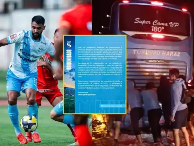 Sporting Cristal emiti comunicado tras incidente con su bus.