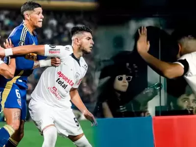 Carlos Zambrano tiene bello gesto con su hija tras la victoria de Alianza sobre Boca Juniors