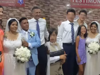 Mara Pa y su esposo fueron padrinos en la boda de su nana