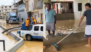 Desborde del Ro Tumbes deja viviendas afectadas en diferentes zonas de la provincia.