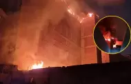 Atencin! Incendio de gran magnitud consume inmueble en el Cercado de Lima