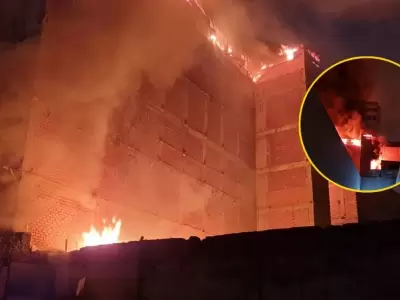 Incendio de gran magnitud se registra en un local ubicado en el Cercado de Lima.